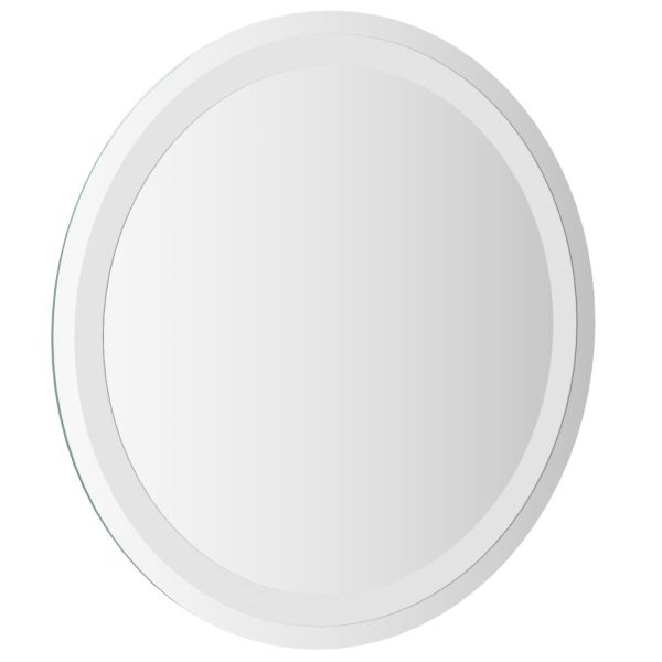 LED огледало за баня Прозрачен Ø 50 cm закалено стъкло