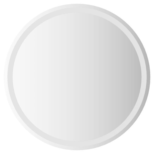 LED огледало за баня Прозрачен Ø 70 cm закалено стъкло