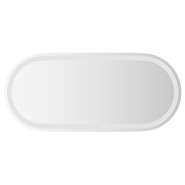 LED огледало за баня Прозрачен 80 x 35 cm закалено стъкло