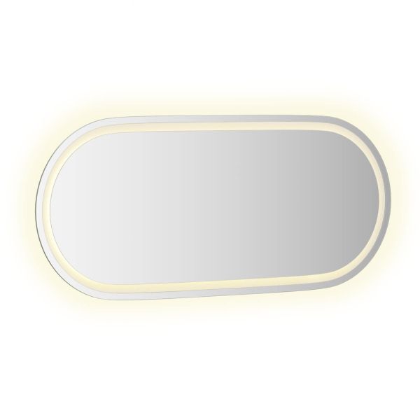 LED огледало за баня Прозрачен 100 x 45 cm закалено стъкло