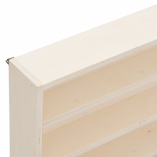 Дървена колекционерска витрина с врати 100x8,5x37 см