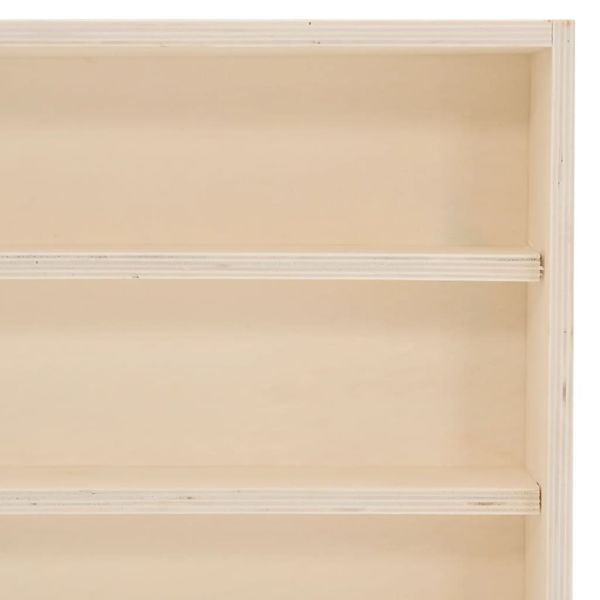 Дървена колекционерска витрина с врати 100x8,5x37 см