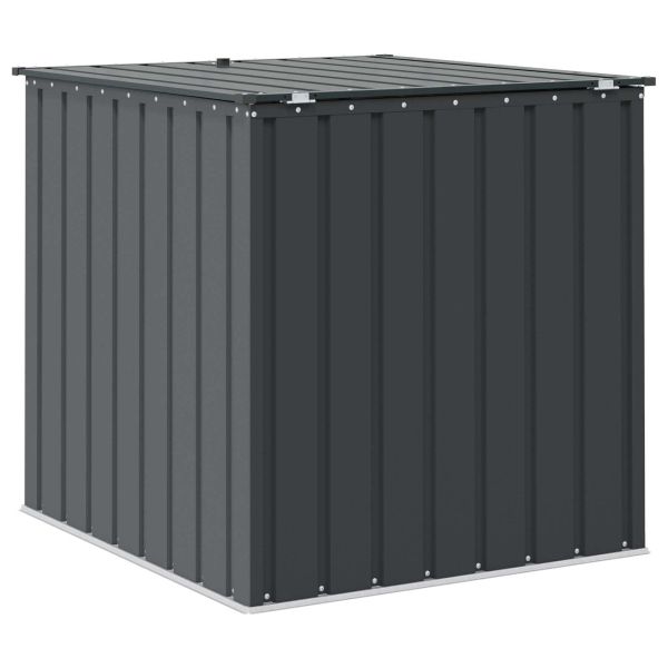 Кутия за съхранение в градината Черно 101,5 x 107 x 100 см