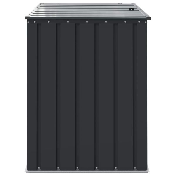 Кутия за съхранение в градината Черно 101,5 x 82 x 100 см