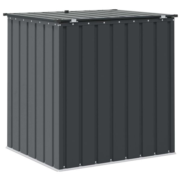 Кутия за съхранение в градината Черно 101,5 x 82 x 100 см
