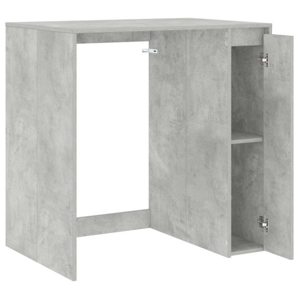 Шкаф за пералня Бетонно 87 x 60 x 89 см Инженерна дървесина