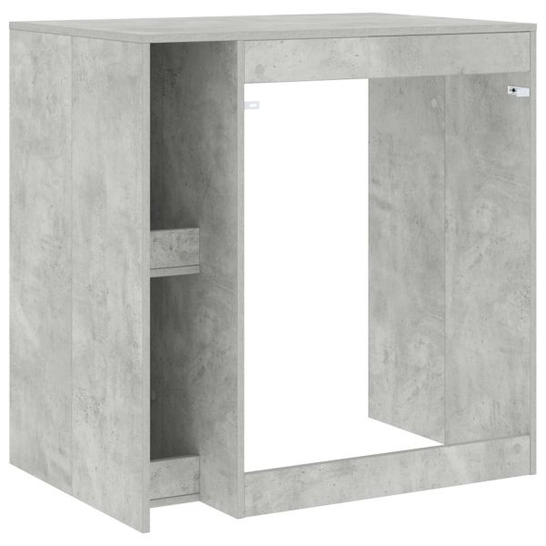 Шкаф за пералня Бетонно 87 x 60 x 89 см Инженерна дървесина