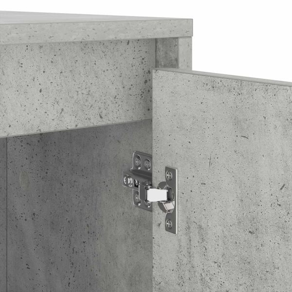 Шкаф за пералня Бетонно 87 x 60 x 89 см Инженерна дървесина