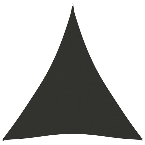 VidaXL Платно-сенник, Оксфорд плат, триъгълно, 5x7x7 м, антрацит
