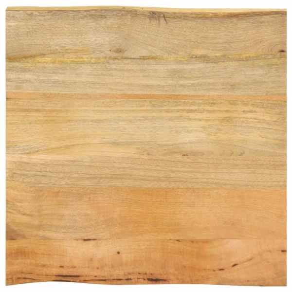 Плот за маса, 60x60x3,8 см, жив ръб, масивно дърво манго