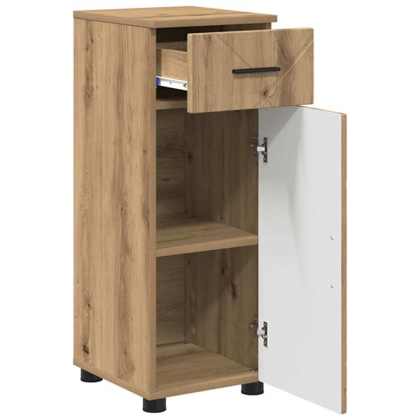 Комплект мебели за баня 3 бр. Дъб 61 x 35 x 64 см