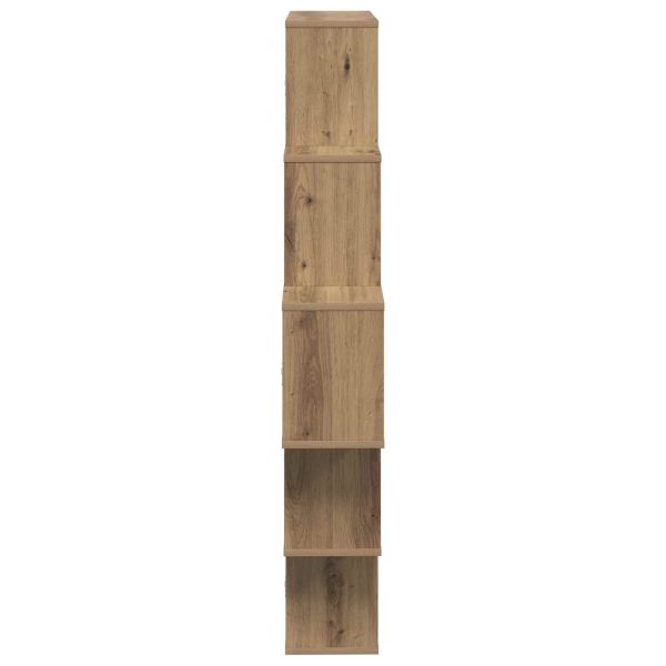 Стенен рафт Дъб артизан 120 x 20 x 136 см Инженерна дървесина