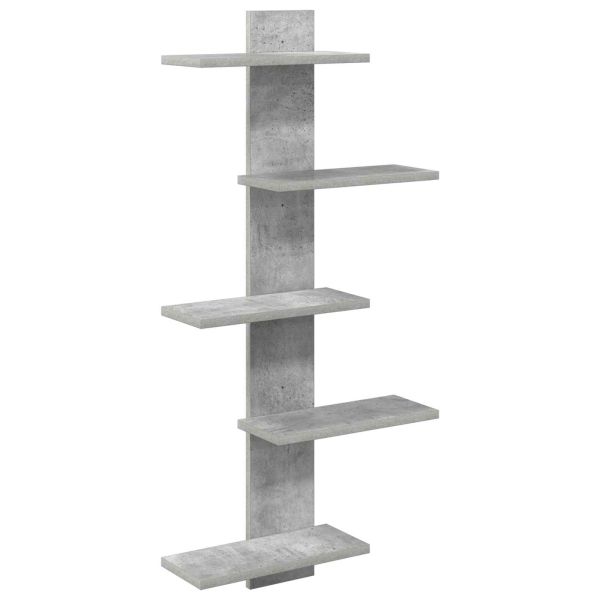 Плаваща стена Бетонно сиво 48,5 x 15 x 101 см