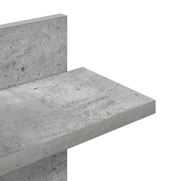 Плаваща стена Бетонно сиво 48,5 x 15 x 101 см