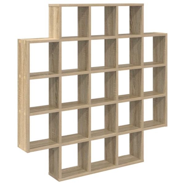 Стенен рафт Дъб сонома 100 x 13 x 100 см Инженерна дървесина