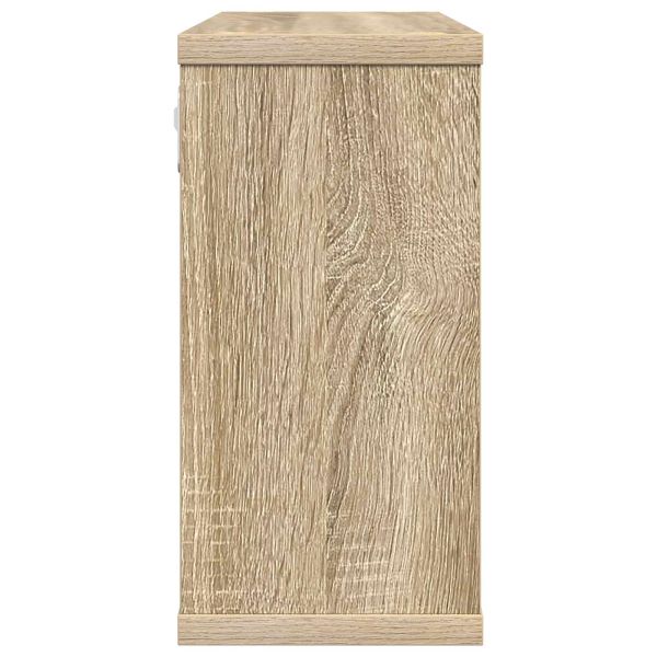 Плаващи рафтове Дъб сонома 80 x 15 x 30 см Инженерна дървесина