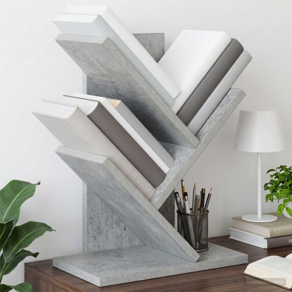 Дървена библиотека 3-тирe 30 x 18 x 40 см Инженерна дървесина