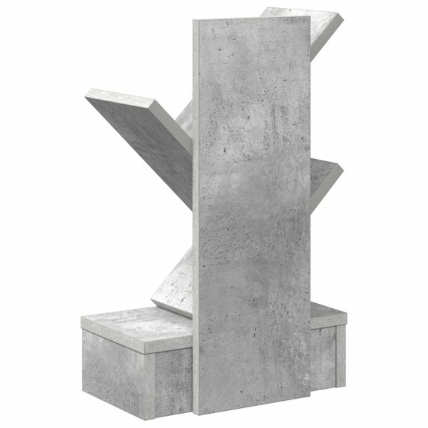 Дървена библиотека 3-тирe 30 x 18 x 48 см Инженерна дървесина