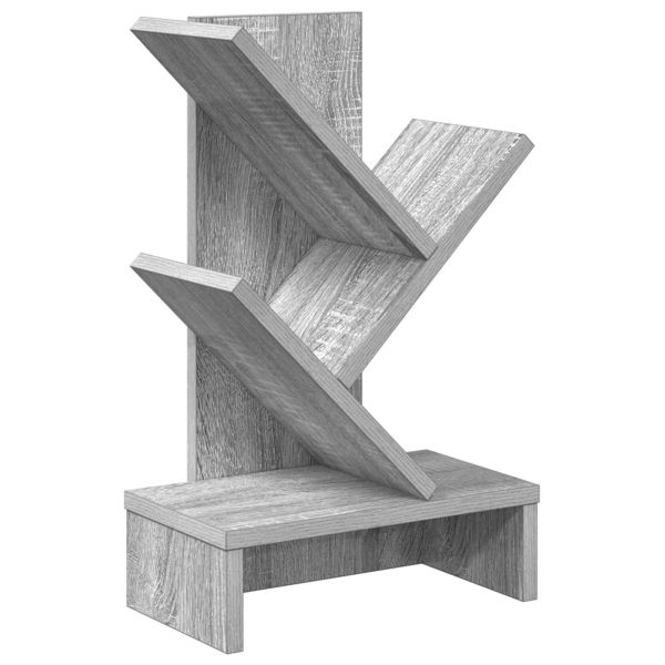 Дървена библиотека 3-тирe 30 x 18 x 48 см Инженерна дървесина