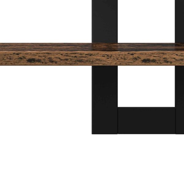 Плаващи рафтове Старо дърво 40 x 15 x 40 см Инженерна дървесина