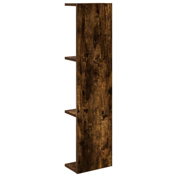 Стенен рафт Опушен дъб 22 x 15 x 100 см Инженерна дървесина