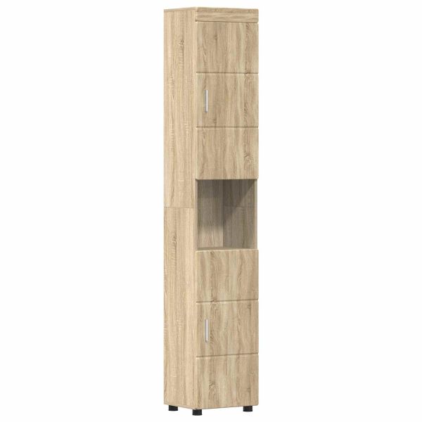 Комплект шкафове за баня TULUM Сонома дъб 37 x 31,5 x 203 см
