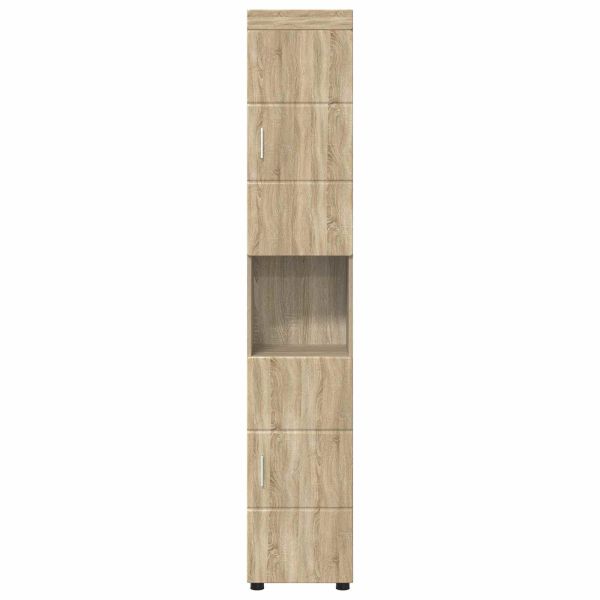 Комплект шкафове за баня TULUM Сонома дъб 37 x 31,5 x 203 см