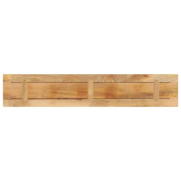 Плот за маса 180x40x2,5см правоъгълен масивно дърво грубо манго