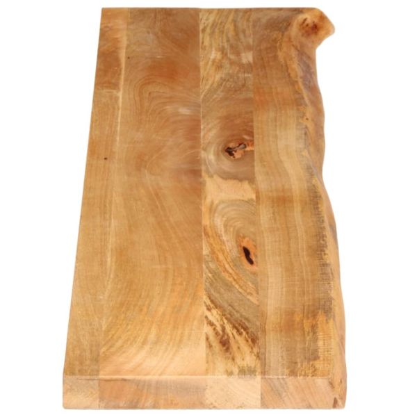 Плот за маса, жив ръб, 140x40x2,5 см, масивно дърво манго