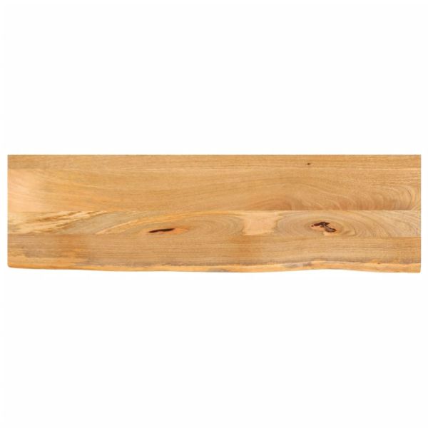 Плот за маса, жив ръб, 120x20x2,5 см, масивно дърво манго