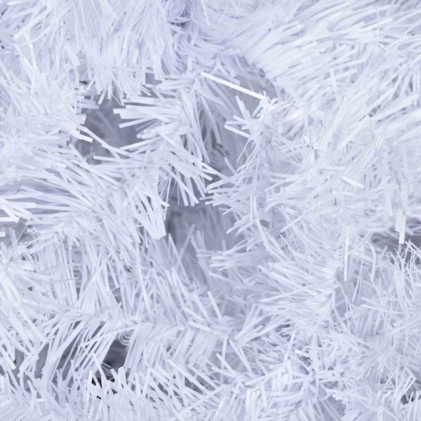 Изкуствена осветена коледна елха с топки, 210 см, 910 клонки