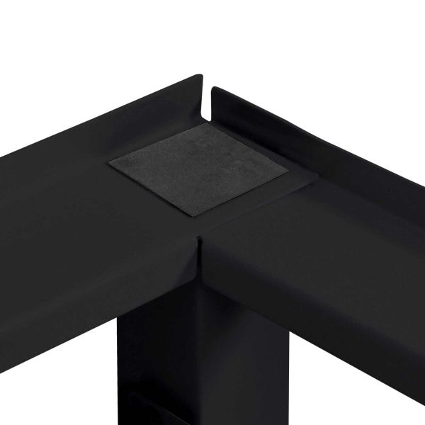 Педестал за пералня Черен 62 x 60,5 x 32,5 см Стомана