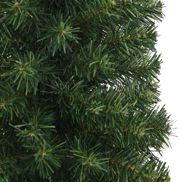 С изкуствено коледно дърво с 300 LED светодиода Зелен 240 cm