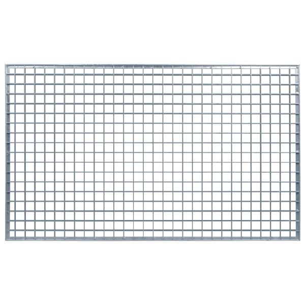 Решетка Сребрист 30 x 30 x 2 см Горещо поцинкована стомана
