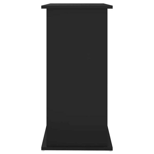 Поставка за аквариум, бяла, 81x36x73 см, инженерно дърво