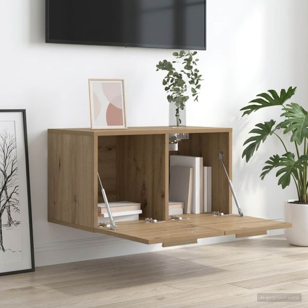 Стенен шкаф 60 x 36,5 x 35 cm Инженерна дървесина Дъб артизан