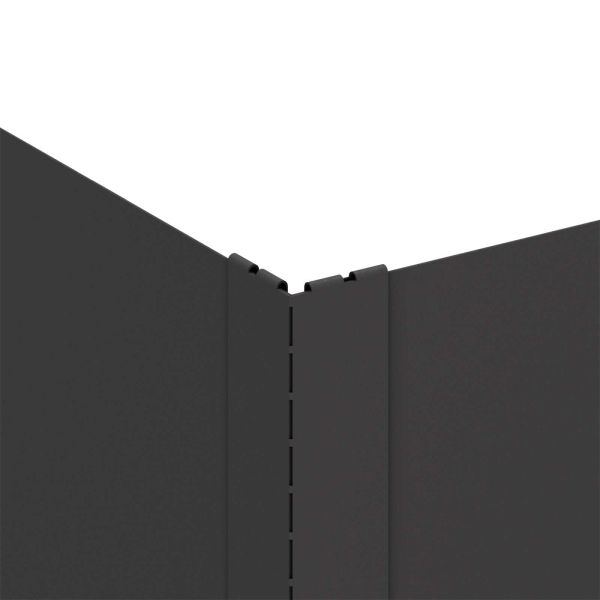Ограда за трева 4 pcs 60 x 60 x 20 см Стомана Черно
