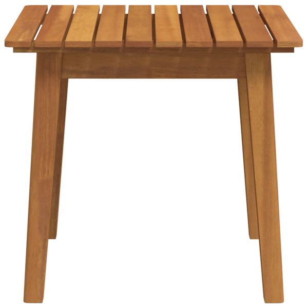 Странична маса Кафяво 45 x 45 x 40 cm Солидно акациево дърво