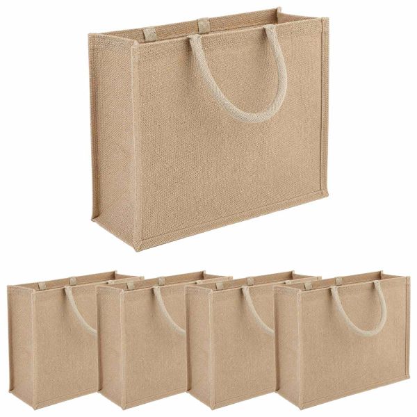 Чанти от юта 5 Натурално 42 x 33 x 19 см 100% Юта Тоса