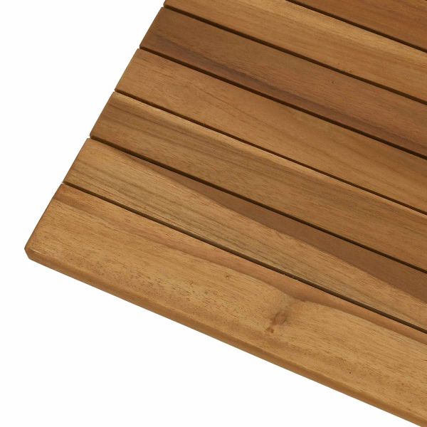 Топ за маса 60 x 60 x 3,5 см Квадратна Солидно тиково дърво