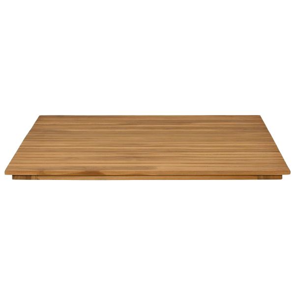 Топ за маса 80 x 80 x 3,5 см Квадратна Солидно тиково дърво