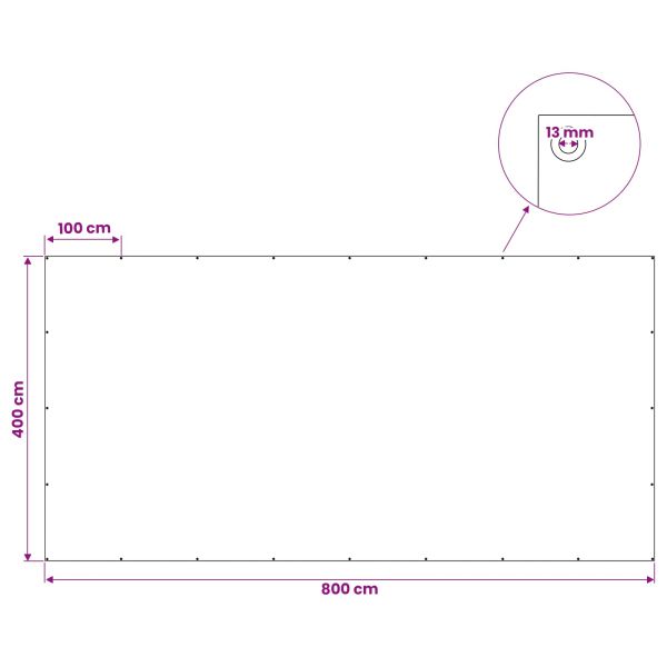 Платно с детайли Антрацитено сиво 4 x 8 м 180 гсм ПЕ