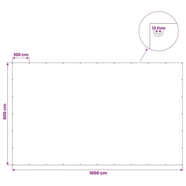 Платно с детайли Антрацитено сиво 6 x 10 м 180 гсм ПЕ