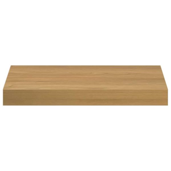 Стенен рафт Монтиране на стена 4 бр. Кафяво 40 x 23,5 x 3,8 см