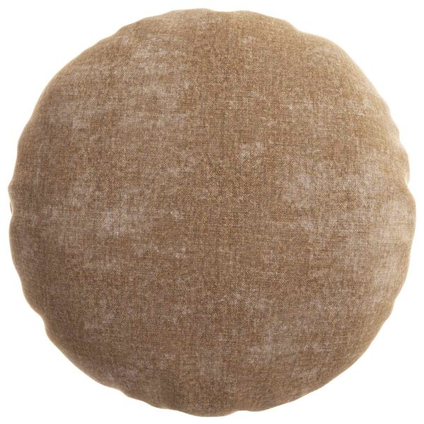 Калъфка за възглавница 2 бр. HEERLEN Кафяво Ø 40 cm Тъкан Шенил