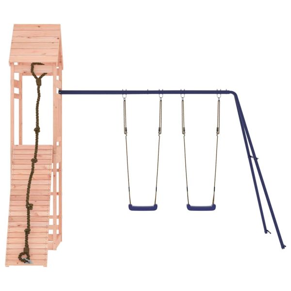 Комбинирано детско съоръжение, масивна дугласка дървесина