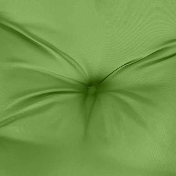 Highback Chair Cushions 2 pcs Melange Green 120x50x7 cm Fabric - Untranslated