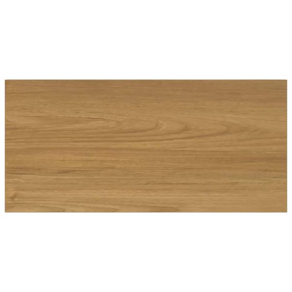 Стенен рафт Монтиране на стена 2 бр. Кафяво 40 x 23,5 x 3,8 см
