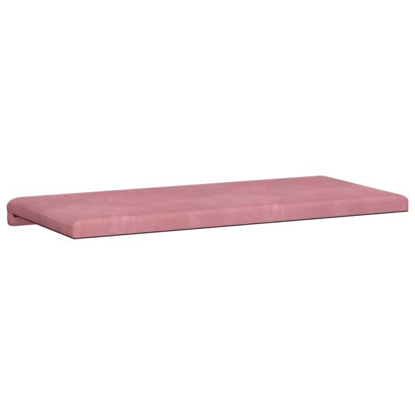 Възглавница за пейка Кадифе Розово Дълбочина 35 см