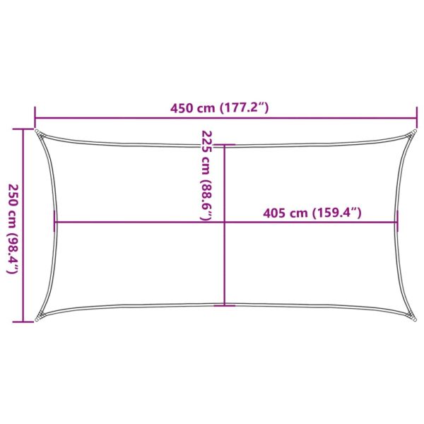 Платно-сенник, 160 г/м², теракота, 2,5x4,5 м, HDPE